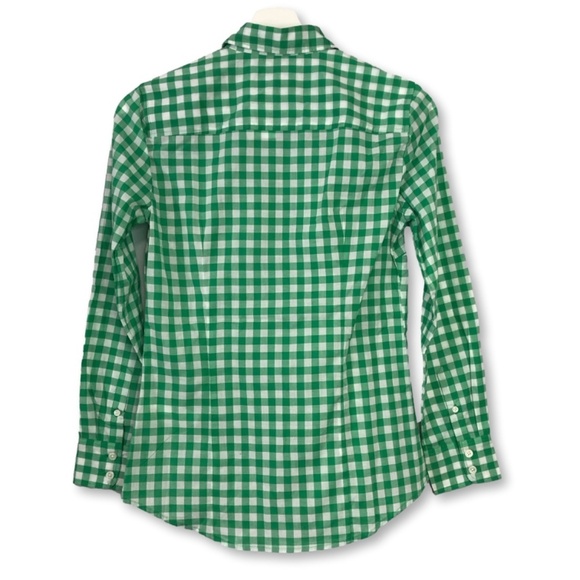 J Crew Green Plaid Long Sleeve Button Down - XSP - Picture 2 of 15